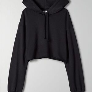 TNA: Airy Fleece Boyfriend Cropped Hoodie